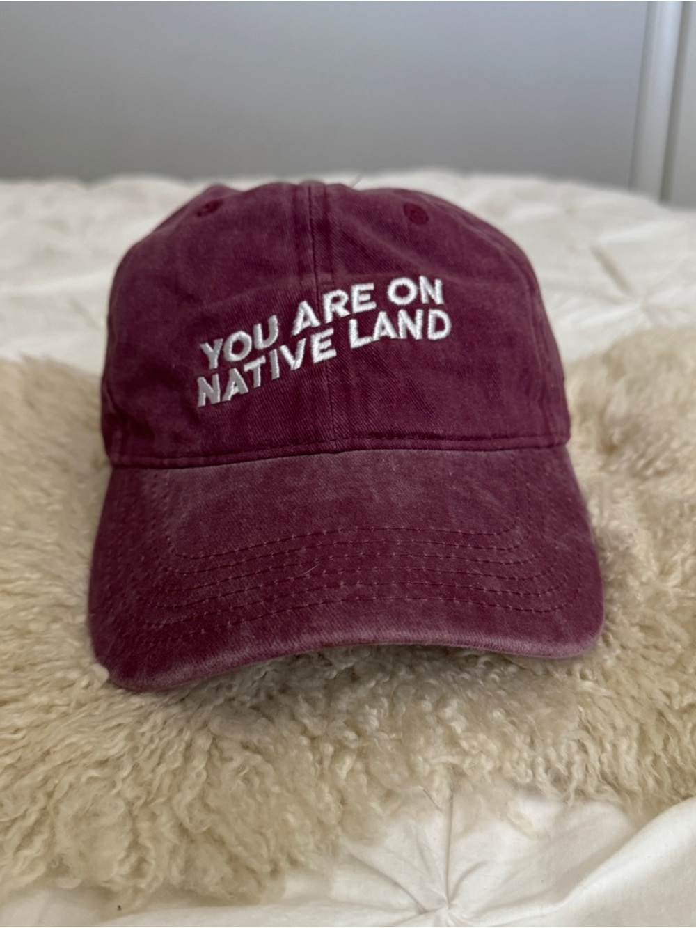 REI Magenta Embroidered Baseball Cap